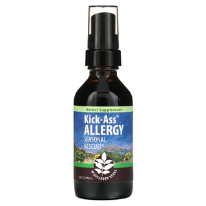 WishGarden Herbs, Kick-Ass ™ Allergy, сезонное средство от аллергии !, 59 мл (2 жидк. унц.)