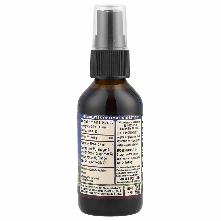 WishGarden Herbs, Badass™ Bitters, горькая настойка, 59 мл (2 жидк. унции)