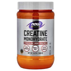 NOW Foods, Sports, моногидрат креатина, 600 г (21,2 унции)