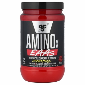 BSN, AminoX®, незаменимые аминокислоты, со вкусом клубники, питайя, 375 г (13,2 унции)