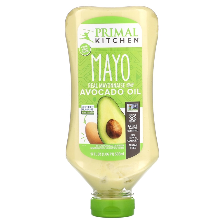 Primal Kitchen, Майонез с маслом авокадо, 503 мл (17 жидк. унц.)