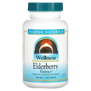Source Naturals, Wellness, экстракт бузины, 120 таблеток