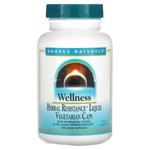 Source Naturals, Wellness Herbal Resistance Liquid, 120 жидких капсул
