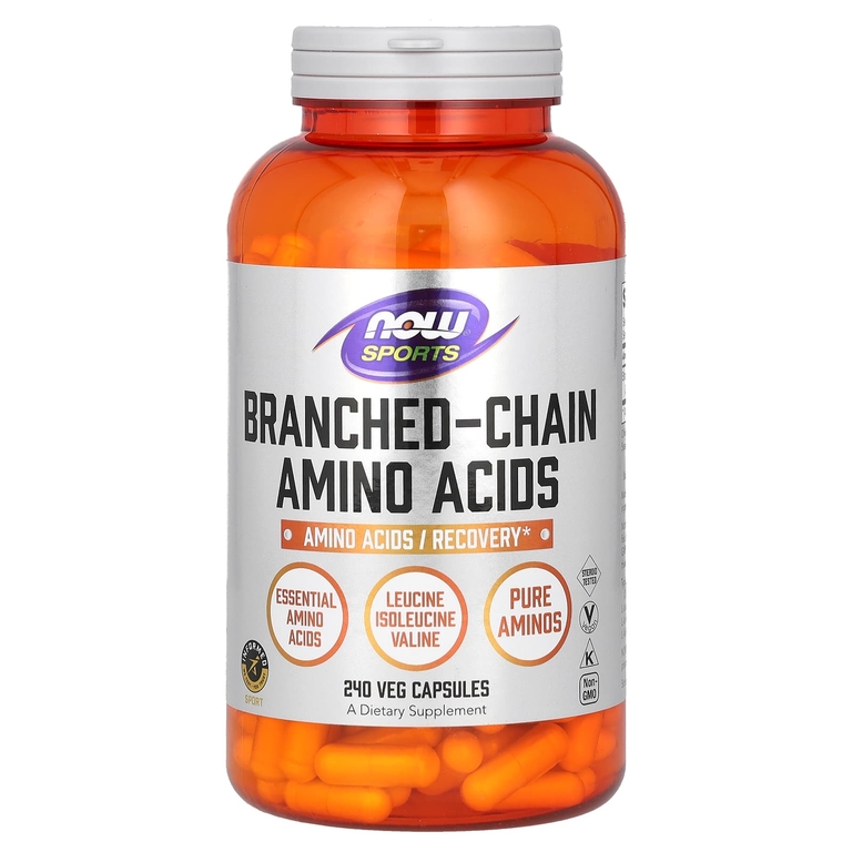 NOW Foods, Sports, аминокислоты с разветвленными цепями, 240 капсул