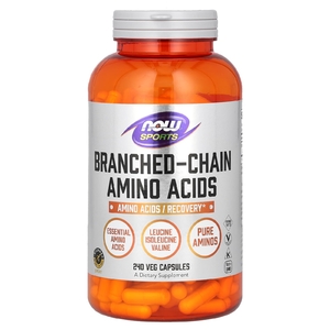 NOW Foods, Sports, аминокислоты с разветвленными цепями, 240 капсул