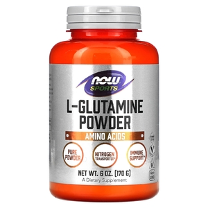 NOW Foods, Sports, L-глютамин в порошке, 170 г (6 унций)