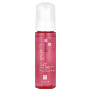 Andalou Naturals, 1000 Roses, нежная очищающая пенка, для чувствительной кожи, 163 мл (5,5 жидк. унц.)