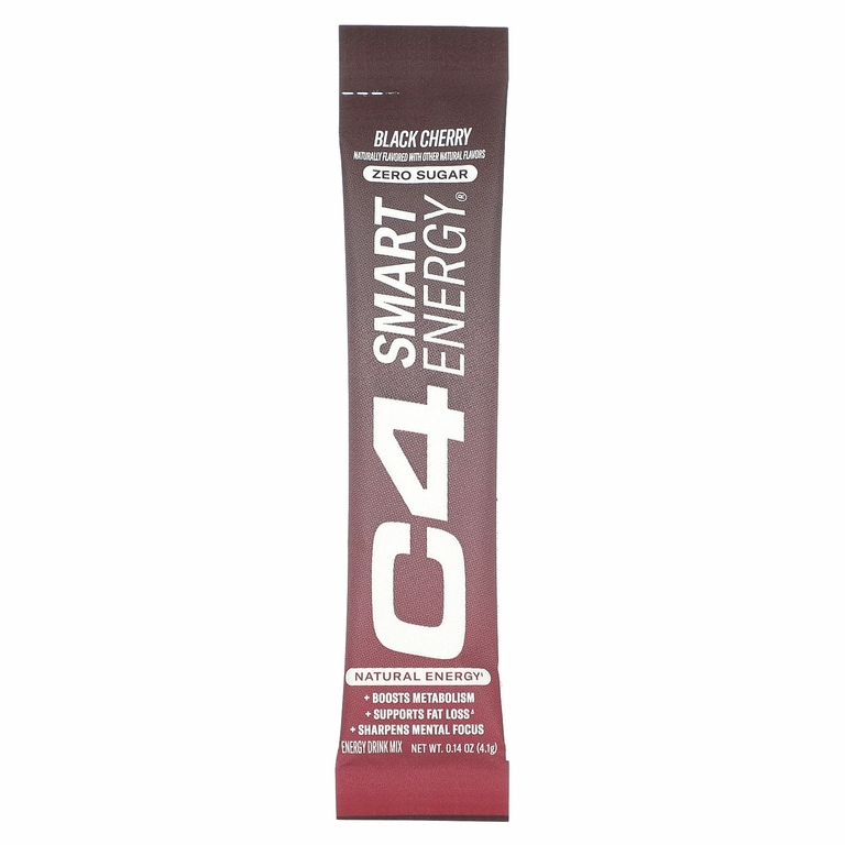 C4 / Cellucor, C4 Smart Energy, смесь для приготовления энергетического напитка, со вкусом черешни, 14 стик-пакетов по 4,1 г (0,14 унции) (Товар снят с продажи) 