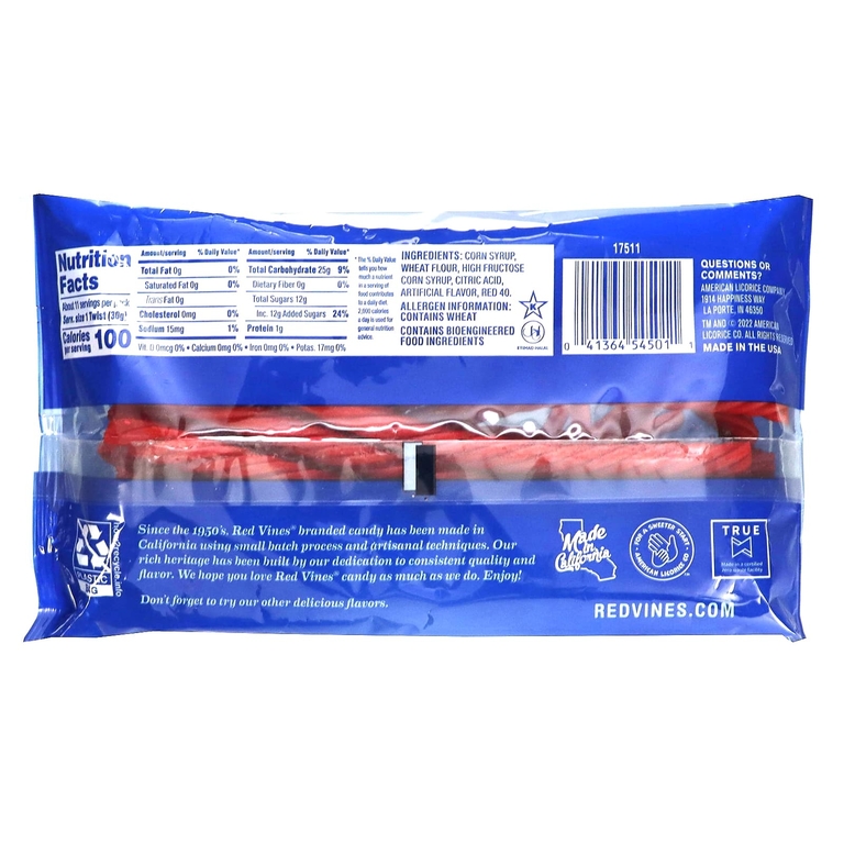 Red Vines, SuperStrings, красное, красное, 340 г (12 унций) (Товар снят с продажи) 