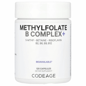 Codeage, комплекс с метилфолатом группы B, 120 капсул