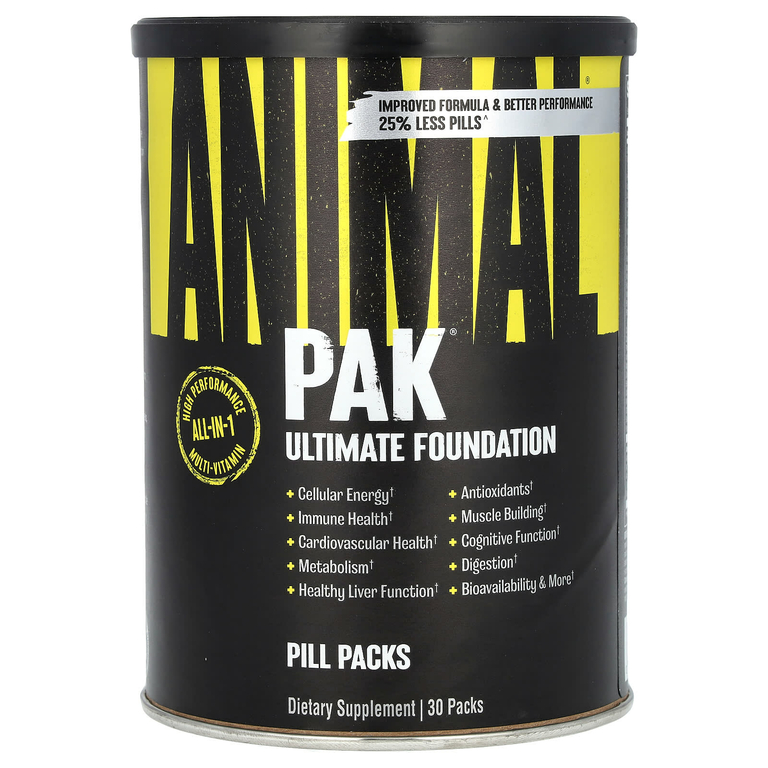 Animal, PAK®, Ultimate Foundation, мультивитаминный комплекс, 30 пакетиков