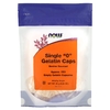 NOW Foods, одиночные желатиновые капсулы, размер «0», прибл. 250 пустых капсул, 24 г (0,85 унции)