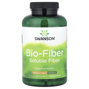 Swanson Vitamins, Био-клетчатка, 750 мг, 180 капсул (Товар снят с продажи) 