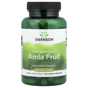 Swanson, Full Spectrum®, плоды амлы, 120 веганских капсул (250 мг в 1 капсуле)