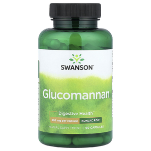 Swanson Vitamins, Глюкоманнан, 665 мг, 90 капсул