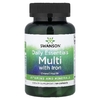 Swanson Vitamins, Daily Essentials, мультивитамины с железом, 100 капсул