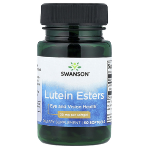 Swanson Vitamins, Эфиры лютеина, 20 мг, 60 мягких таблеток