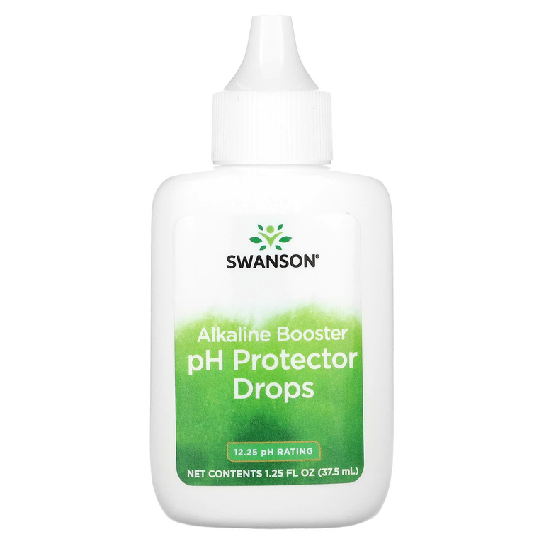 Swanson, Alkaline Booster, капли для защиты pH, 37,5 мл (1,25 жидк. унц.)