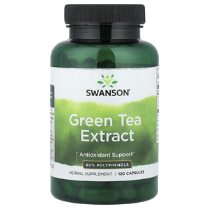Swanson Vitamins, экстракт зеленого чая, 120 капсул
