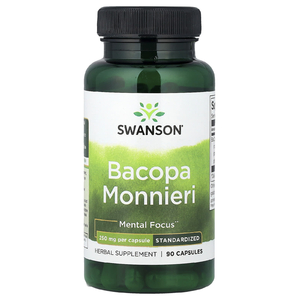Swanson Vitamins, бакопа (Bacopa monnieri), 250 мг, 90 капсул