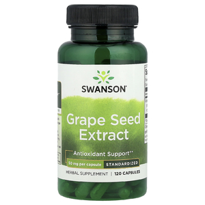 Swanson Vitamins, Экстракт виноградных косточек, 50 мг, 120 капсул