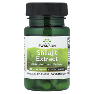 Swanson Vitamins, экстракт мумие, 100 мг, 30 растительных капсул