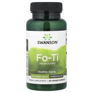 Swanson Vitamins, Fo-Ti, 500 мг, 60 растительных капсул (Товар снят с продажи) 