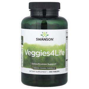 Swanson Vitamins, Veggies4Life, 300 таблеток (Товар снят с продажи) 