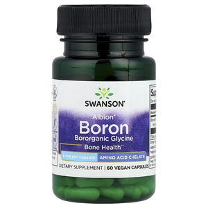 Swanson, Albion® Boron, 6 мг, 60 веганских капсул