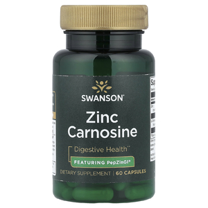 Swanson Vitamins, цинк карнозин, 60 капсул
