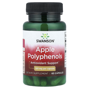 Swanson Vitamins, Яблочные полифенолы, 125 мг, 60 капсул