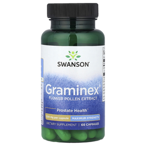Swanson Vitamins, экстракт цветочной пыльцы Graminex®, максимальная сила действия, 500 мг, 60 капсул