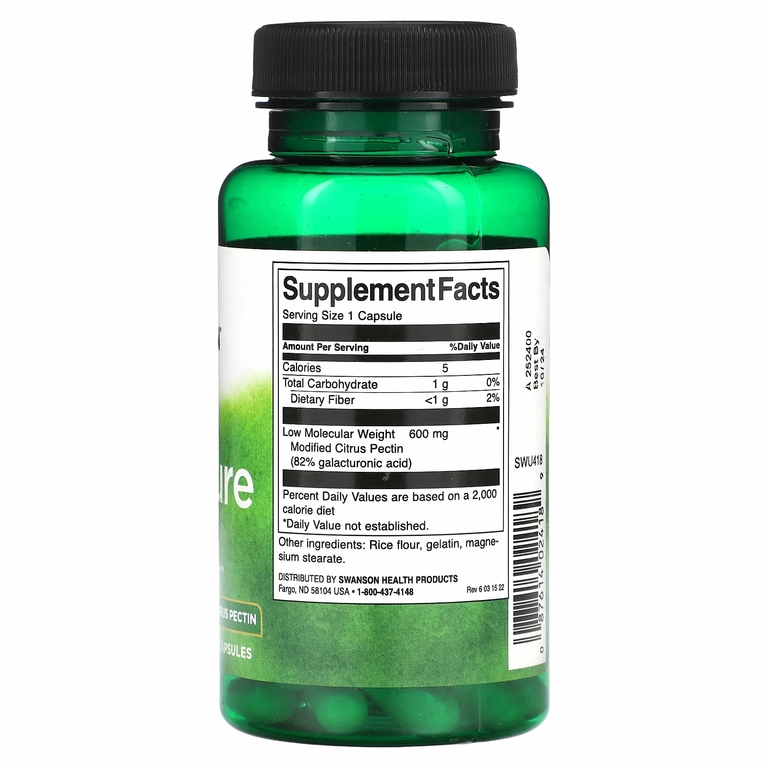 Swanson, PectiPure, 600 мг, 60 капсул (Товар снят с продажи) 