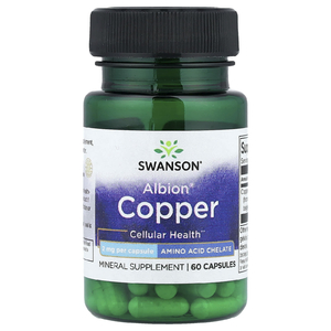 Swanson Vitamins, Albion®, медь, 2 мг, 60 капсул
