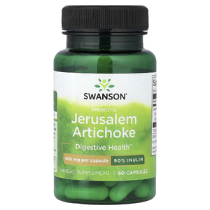 Swanson Vitamins, пребиотик артишок, 400 мг, 60 капсул