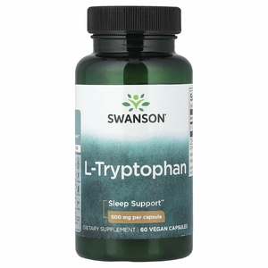 Swanson Vitamins, L-триптофан, 500 мг, 60 капсул
