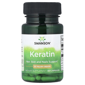 Swanson Vitamins, Кератин, 50 мг, 60 капсул