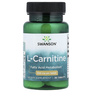 Swanson Vitamins, L-карнитин, 30 таблеток