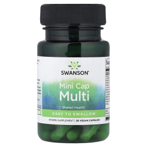 Swanson Vitamins, Multi Cap Multi, мультивитамины, 30 веганских капсул (Товар снят с продажи) 