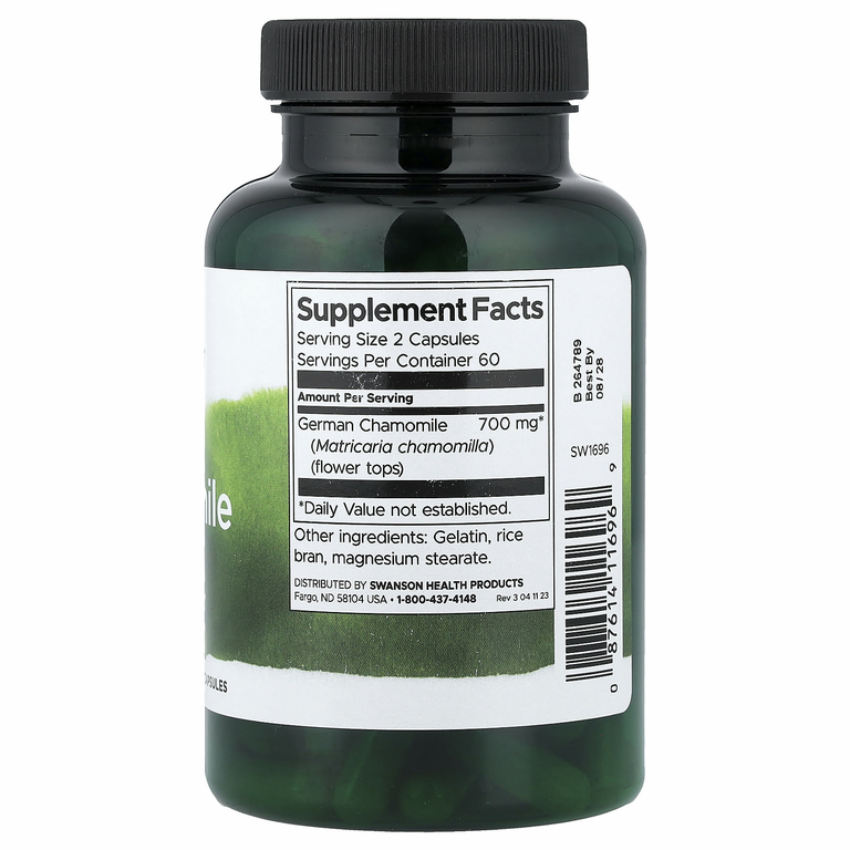 Swanson Vitamins, Ромашка, 350 мг, 120 капсул