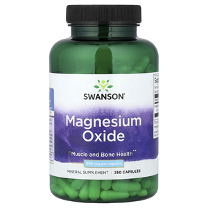 Swanson Vitamins, Оксид магния, 200 мг, 250 капсул