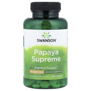 Swanson Vitamins, Papaya Supreme, 50 мг, 300 таблеток (Товар снят с продажи) 