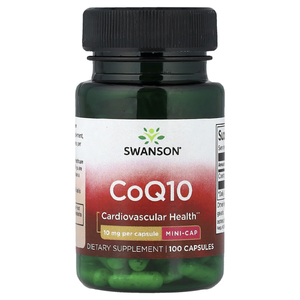 Swanson Vitamins, CoQ10, 10 мг, 100 капсул