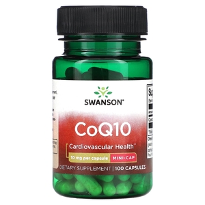 Swanson, CoQ10, 10 мг, 100 капсул