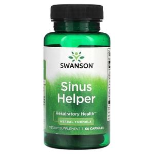 Swanson, Sinus Helper, 60 капсул