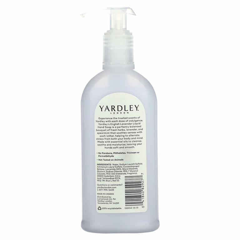 Yardley London, Роскошное мыло для рук, английская лаванда, 248 мл (8,4 жидк. унц.)