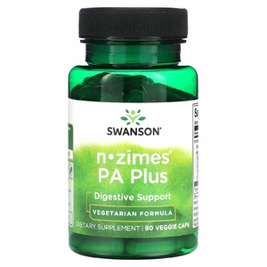 Swanson, N-Zimes PA Plus, 90 вегетарианских капсул (Товар снят с продажи) 