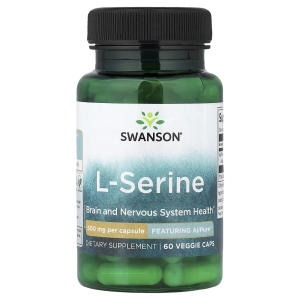 Swanson Vitamins, L-серин, 500 мг, 60 растительных капсул (Товар снят с продажи) 