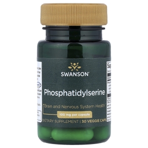Swanson Vitamins, Фосфатидилсерин, 100 мг, 30 растительных капсул (Товар снят с продажи) 