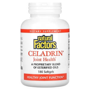 Natural Factors, Целадрин, для здоровья суставов, 180 капсул (350 мг в каждой капсуле)